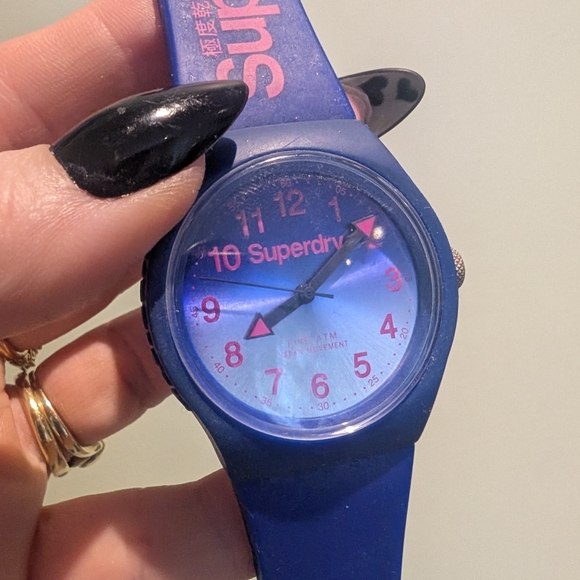 Superdry Navy and Magenta Smartwatch - Picture 10 of 10